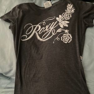 Roxy gray tshirt. Size small